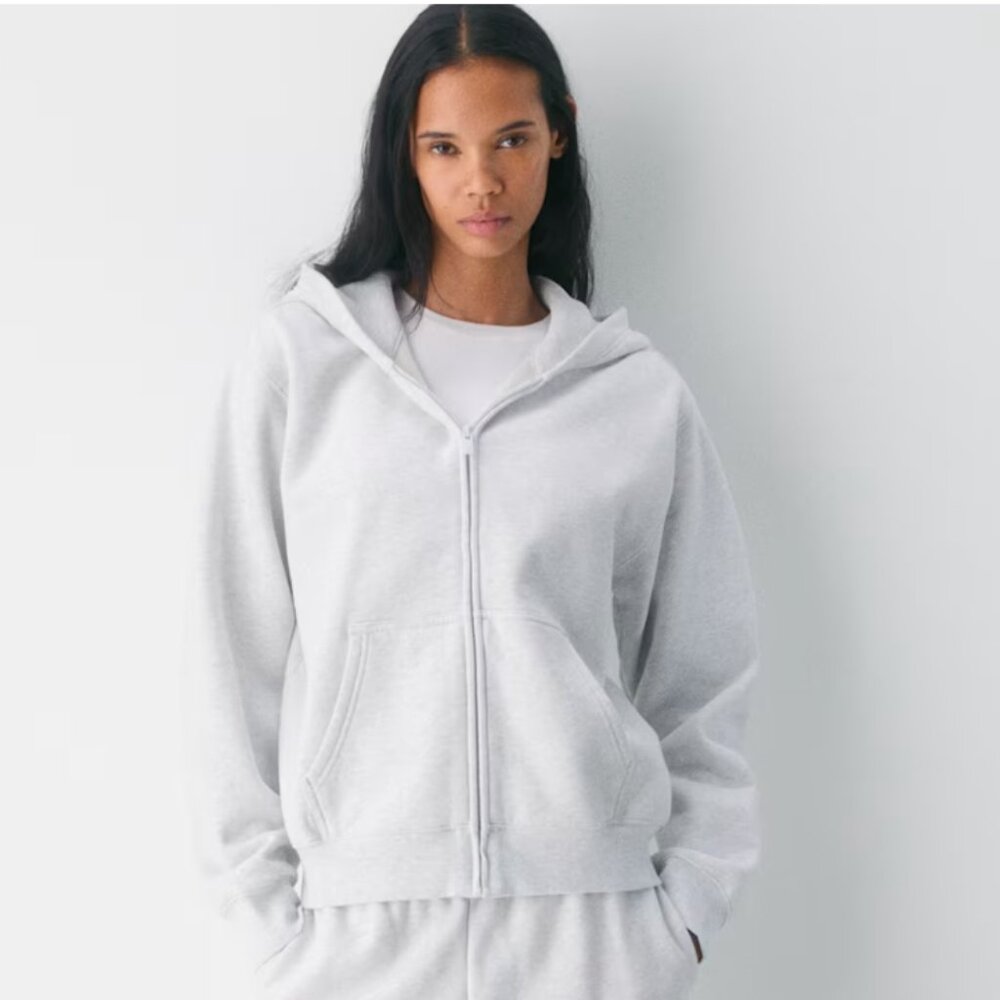 Aritzia TNA Cozy Fleece Perfect Zip Hoodie
